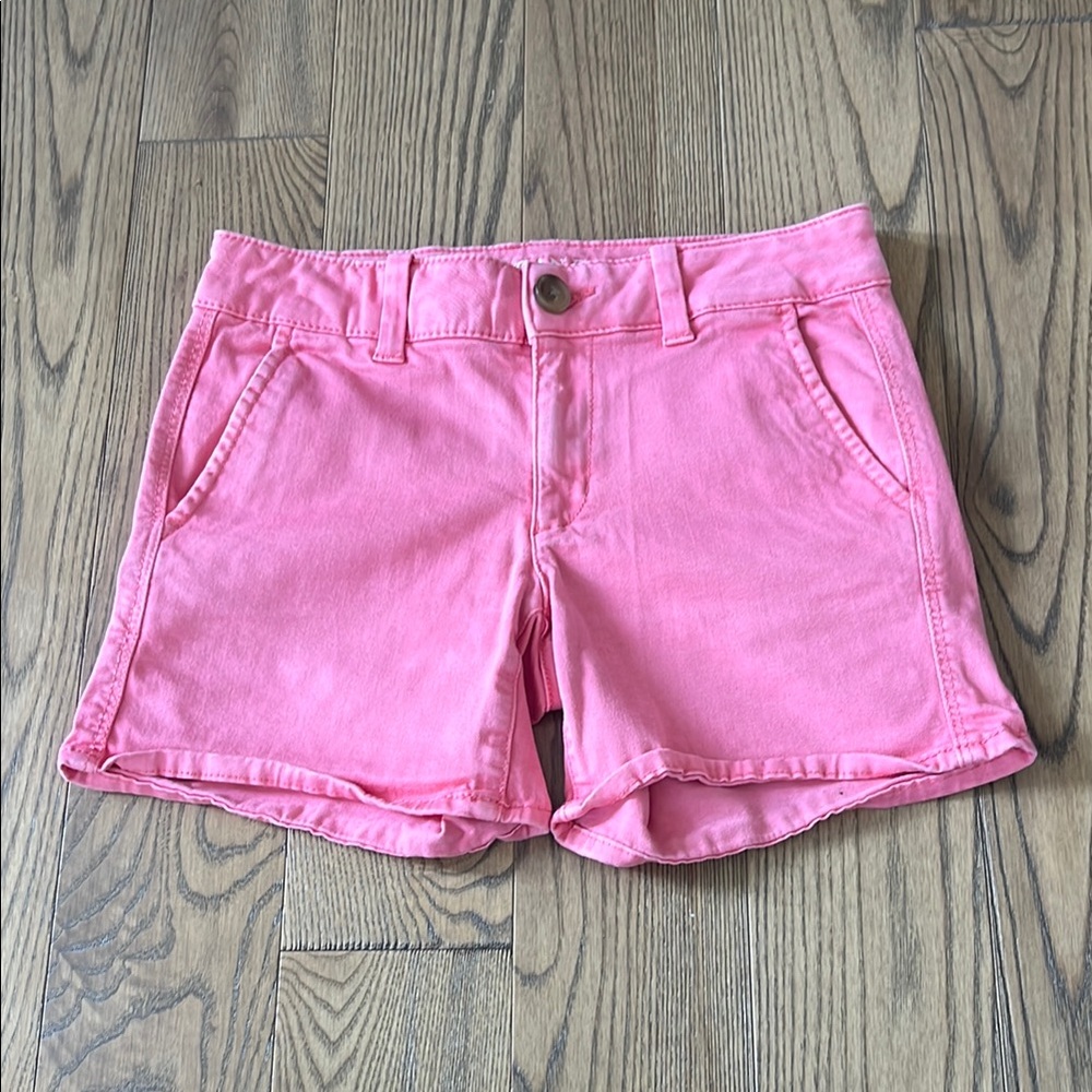 American Eagle Outfitters Pink Jean Shorts Classic Summer Style
